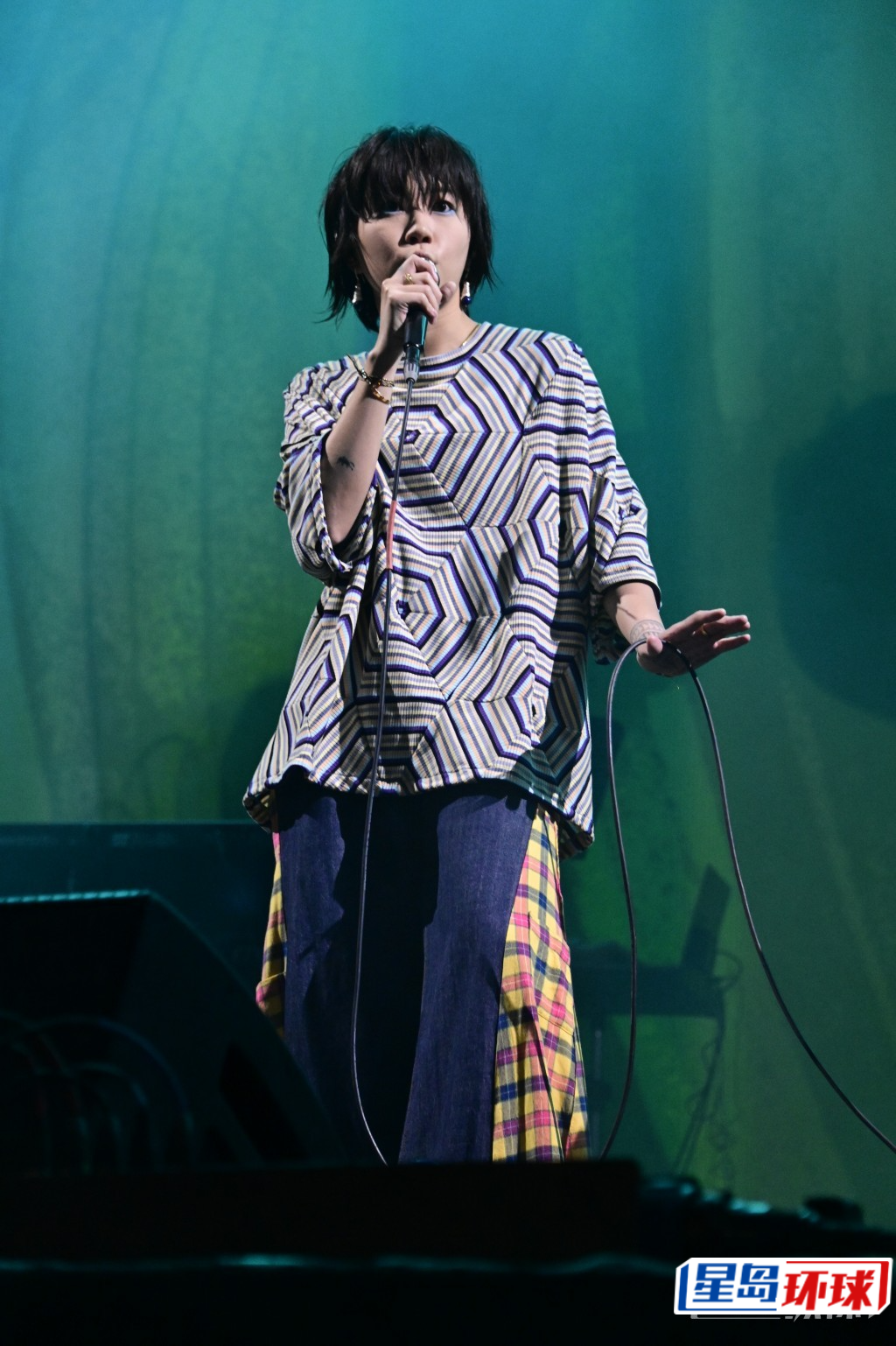 王菲大女窦靖童去年12月到中环海滨为“Clockenflap”音乐节演出 王菲大女窦靖童去年12月到中环海滨为“Clockenflap”音乐节演出