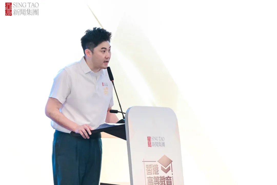 星岛新闻集团行政总裁兼社长蔡晋博士在开幕式上致辞。 星岛新闻集团行政总裁兼社长蔡晋博士在开幕式上致辞。