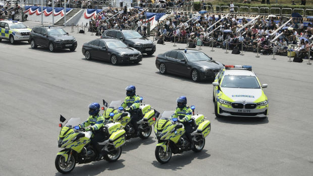 警队早前举行全民国家安全教育日。 警队早前举行全民国家安全教育日。