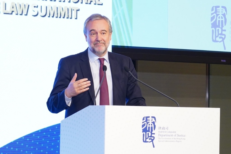 国际统一私法协会秘书长伊纳西奥蒂拉多。 叶伟豪摄