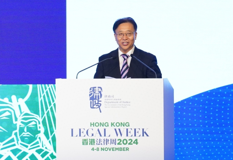 中华人民共和国外交部驻香港特别行政区特派员公署特派员崔建春。 叶伟豪摄