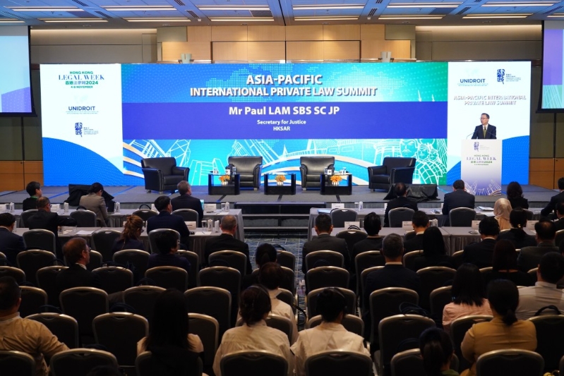 香港法律周2024。 叶伟豪摄1