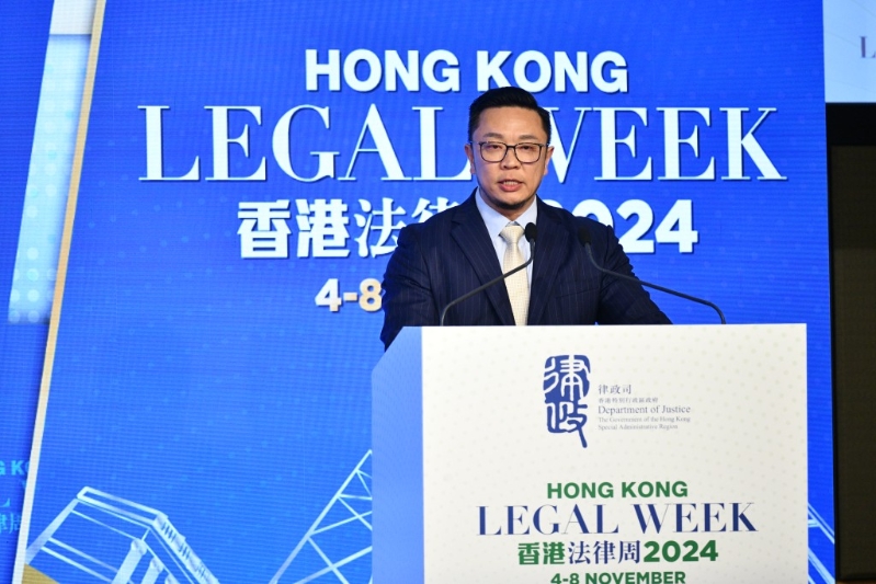 律政司副民事法律专员李照庭。 律政司副民事法律专员李照庭。