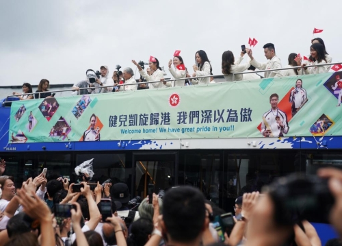 香港运动员于今届巴黎奥运以2金2铜创新猷。 香港运动员于今届巴黎奥运以2金2铜创新猷。