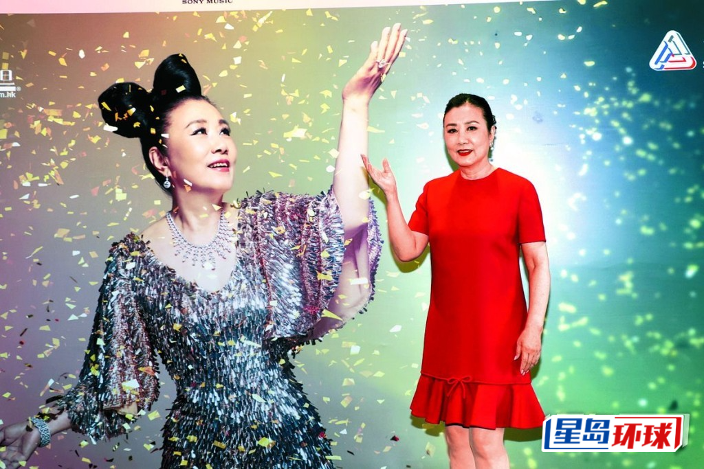 阿姐状态大勇现身个唱记者会。 阿姐状态大勇现身个唱记者会。