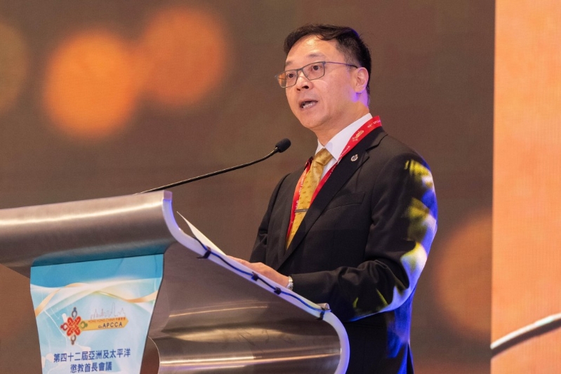 惩教署署长黄国兴在开幕典礼上致辞。政府新闻处图片 惩教署署长黄国兴在开幕典礼上致辞。政府新闻处图片