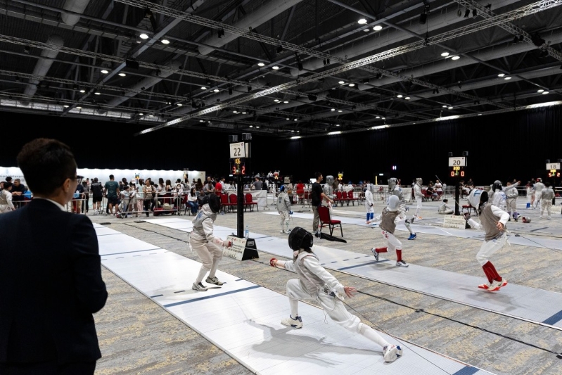 去亚博馆为香港剑手加油 去亚博馆为香港剑手加油