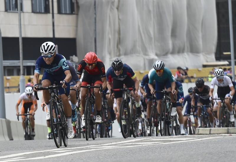 全运单车测试赛经港珠澳大桥 全运单车测试赛经港珠澳大桥