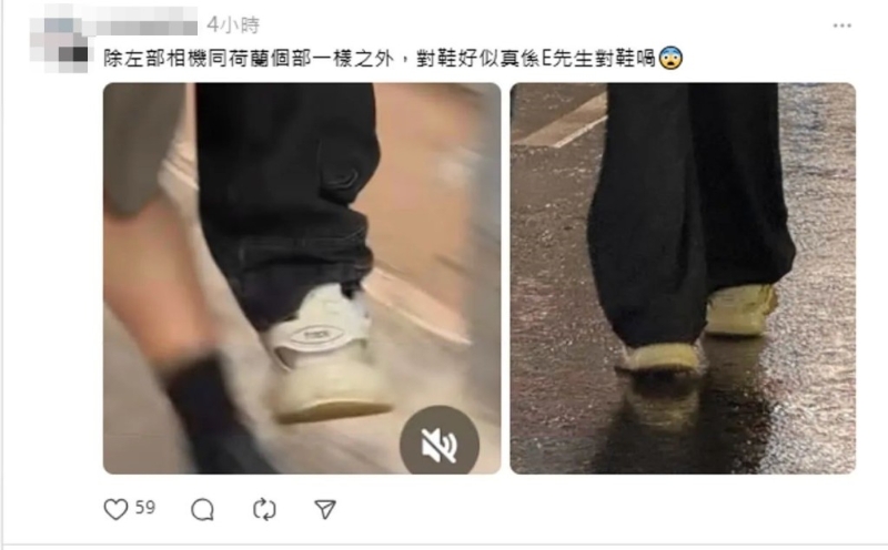 在台湾游夜市男士的球鞋,吕爵安都有一对。 在台湾游夜市男士的球鞋,吕爵安都有一对。