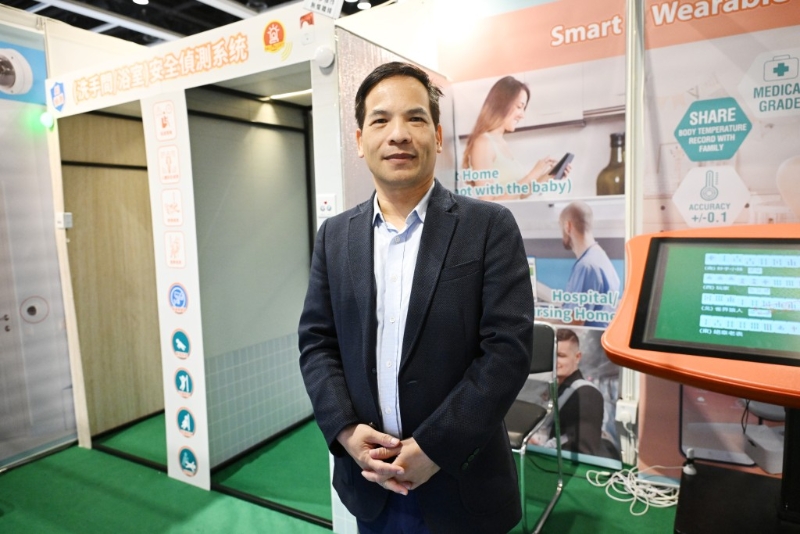 康勤科技行政总裁谢新业表示,日本AI养老发展较本港急速,与当地政府推广支援力度较大有关。 康勤科技行政总裁谢新业表示,日本AI养老发展较本港急速,与当地政府推广支援力度较大有关。