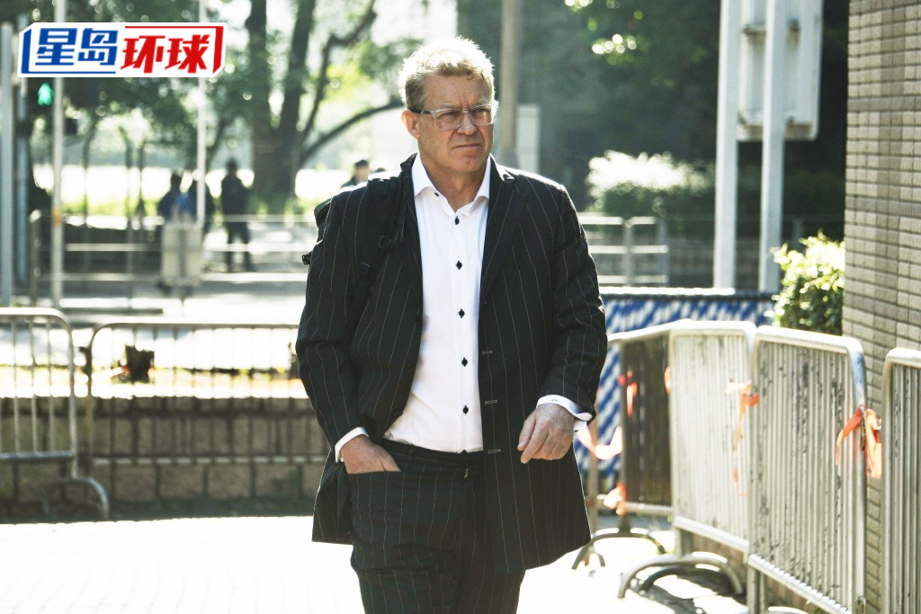 代表黎智英的新西兰御用大律师Marc Corlett。 代表黎智英的新西兰御用大律师Marc Corlett。