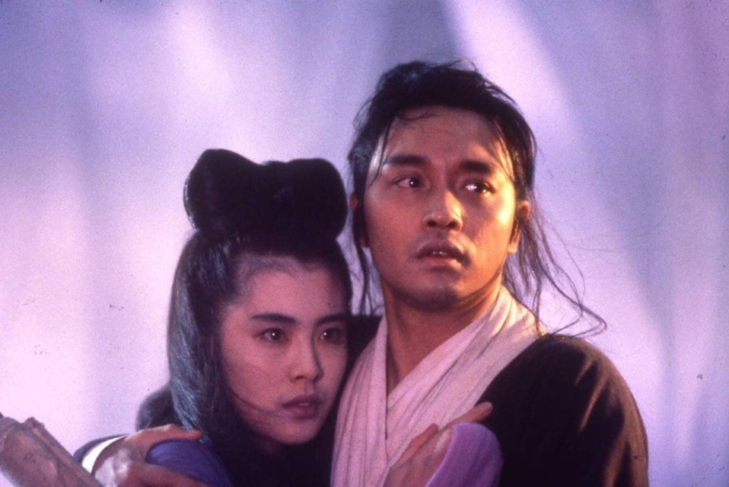 王祖贤与张国荣的电影《倩女幽魂》,轰动全亚洲。 王祖贤与张国荣的电影《倩女幽魂》,轰动全亚洲。