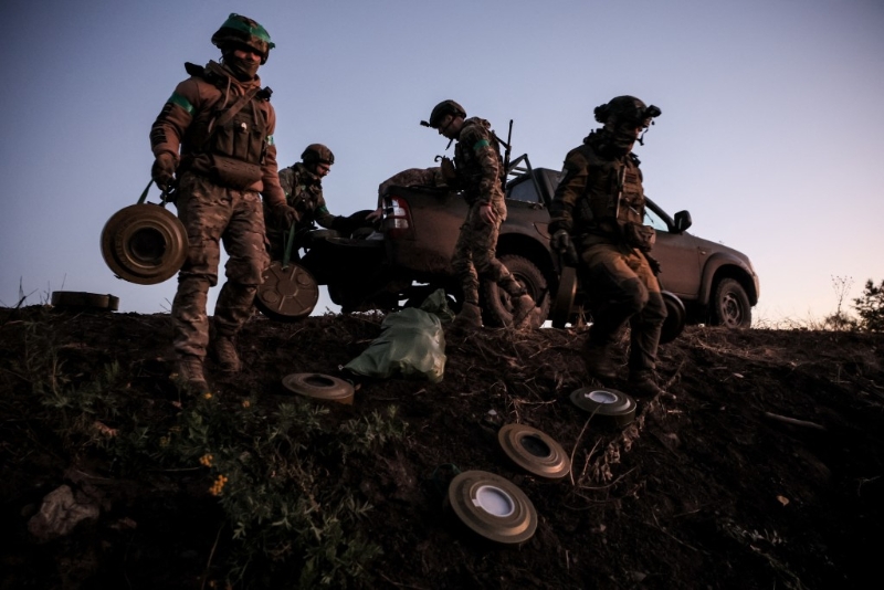 美国数十年来首次出口地雷,提供给乌克兰。路透社 美国数十年来首次出口地雷,提供给乌克兰。路透社