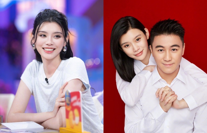 超模奚梦瑶与何猷君育有一对子女。