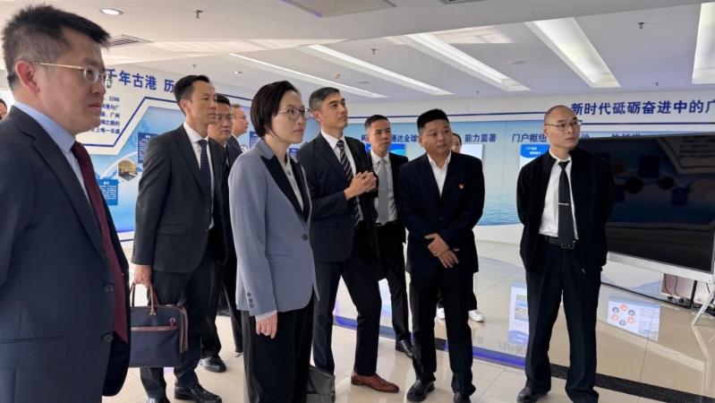 香港海关助理关长与广东分署及广州海关领导会面