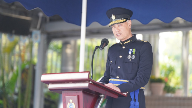 惩教署副署长(更生及管理)梁建业博士致辞。政府新闻处 惩教署副署长(更生及管理)梁建业博士致辞。政府新闻处