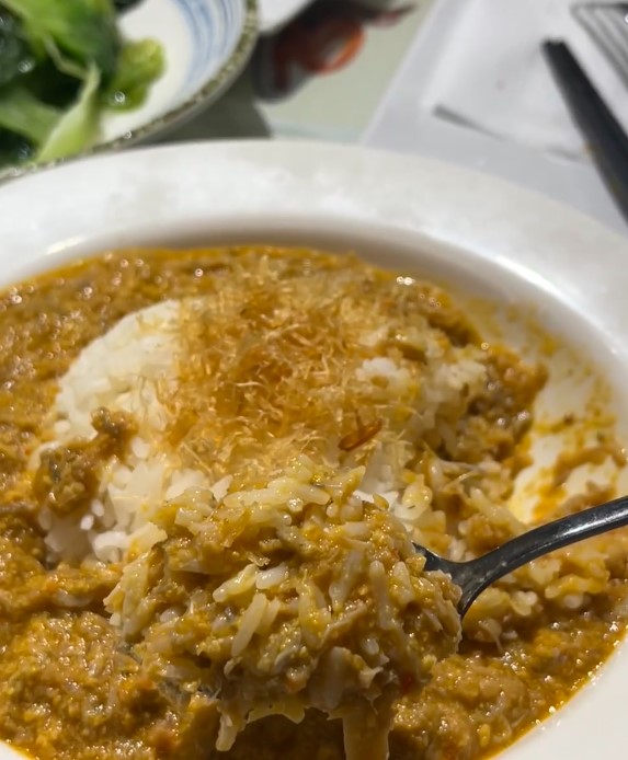 「金瑶蟹皇饭」蟹肉蟹黄丰盈,鲜香味浓。 「金瑶蟹皇饭」蟹肉蟹黄丰盈,鲜香味浓。