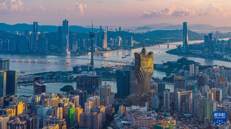2024年7月6日拍摄的澳门风光(无人机照片)。新华社发(张金加 摄)1 2024年7月6日拍摄的澳门风光(无人机照片)。新华社发(张金加 摄)1