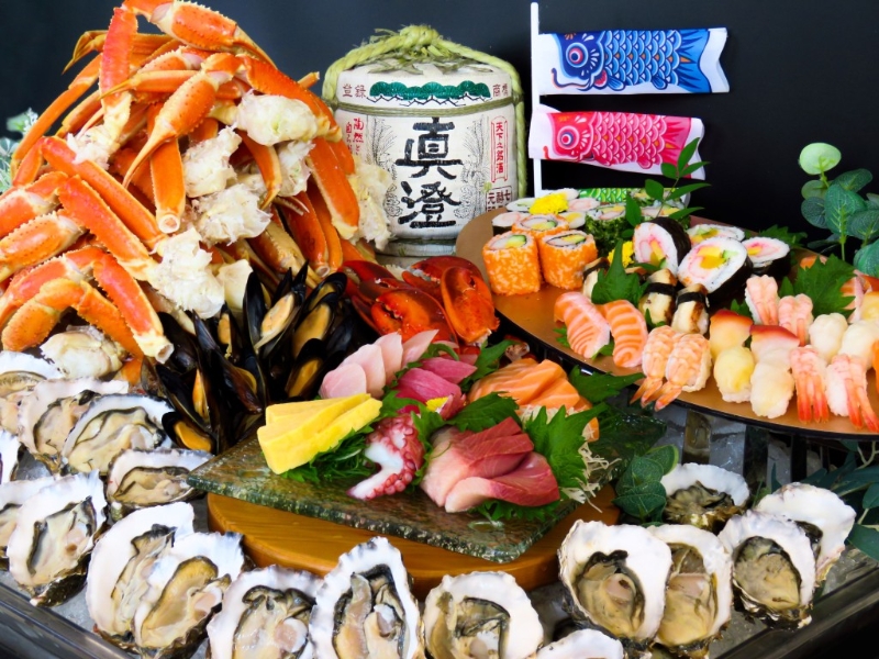 鲍鱼 x 面包蟹 x 生蚝 x 蟹脚海鲜盛宴自助午餐