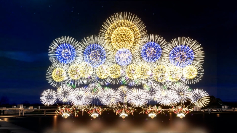 闪耀新北1314跨河烟火 闪耀新北1314跨河烟火