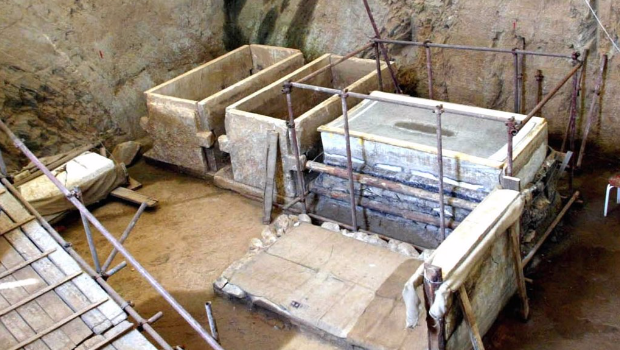 图为金睿陵地宫。