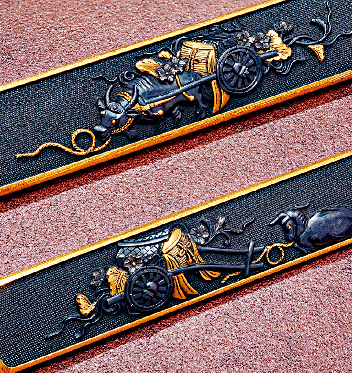 赤铜牛车图案 赤铜牛车图案