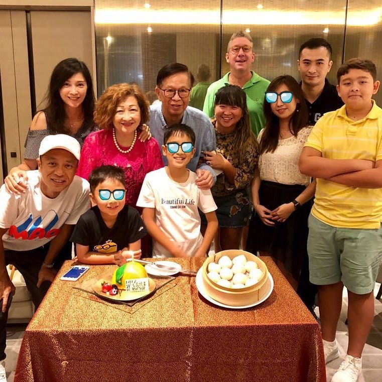 卢淑仪甚少将儿子正面样曝光。 卢淑仪甚少将儿子正面样曝光。