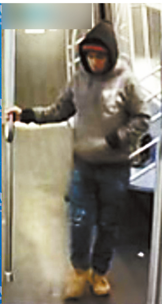 地铁放火烧人嫌犯。 地铁放火烧人嫌犯。