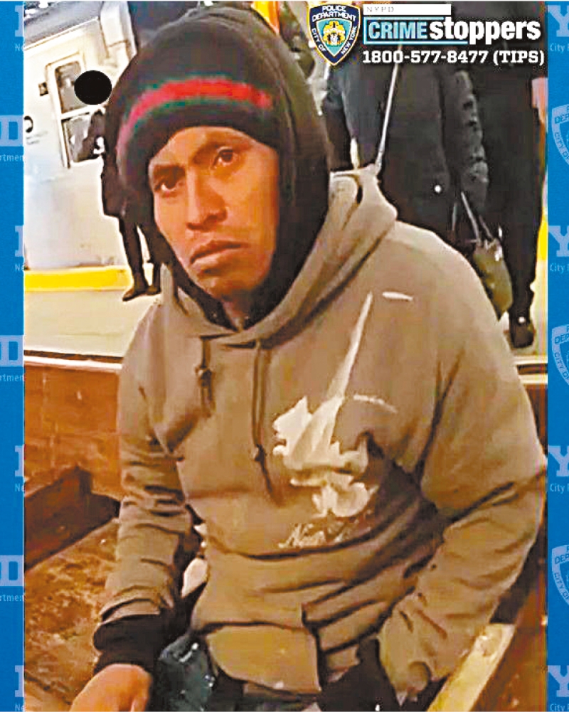 纽约地铁谋杀嫌犯。 纽约地铁谋杀嫌犯。