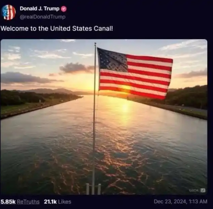 特朗普社交平台发文 特朗普社交平台发文