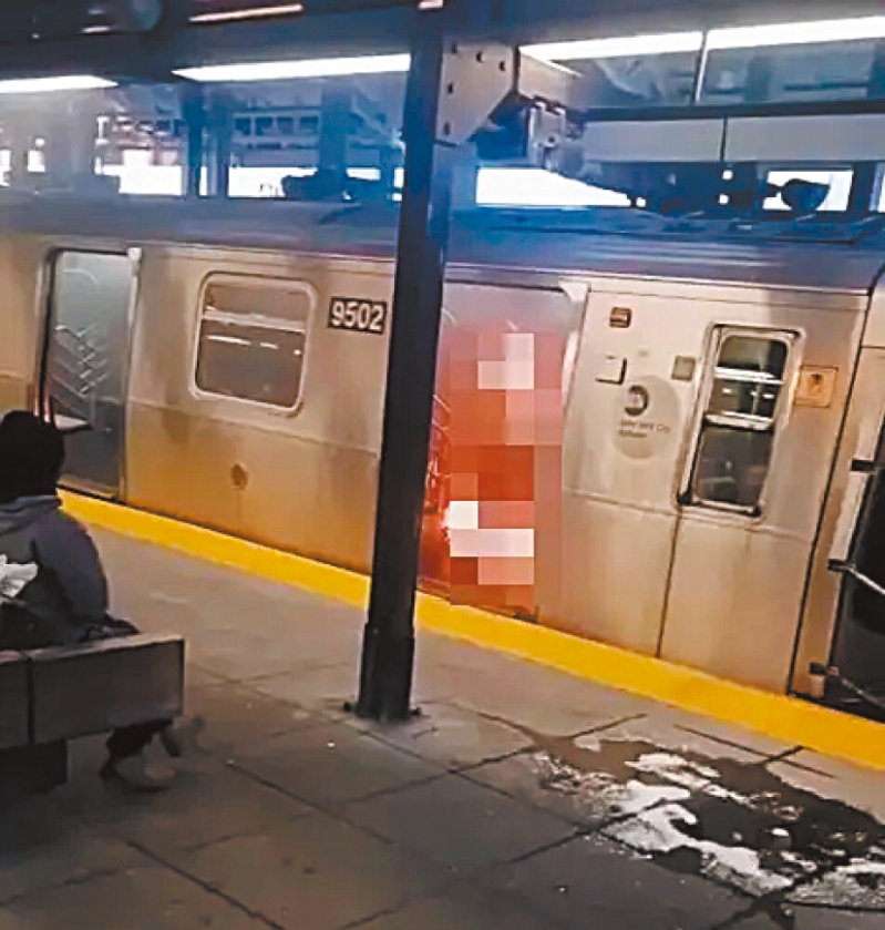 地铁纵火杀人案。 地铁纵火杀人案。