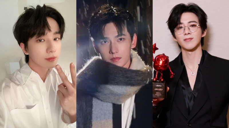 回顾赵露思过往的情史,网友分别点出李宏毅(左起)、杨洋和刘宇宁这3位男星。 回顾赵露思过往的情史,网友分别点出李宏毅(左起)、杨洋和刘宇宁这3位男星。