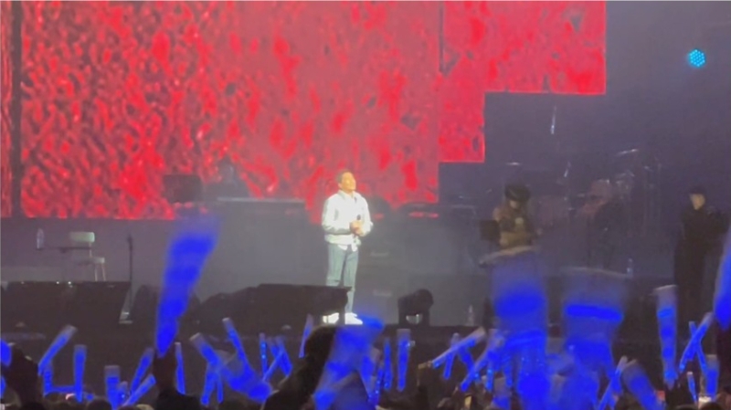 对于罹癌传闻，齐秦就在开唱前向台下歌迷大方回应自己目前的健康状况。