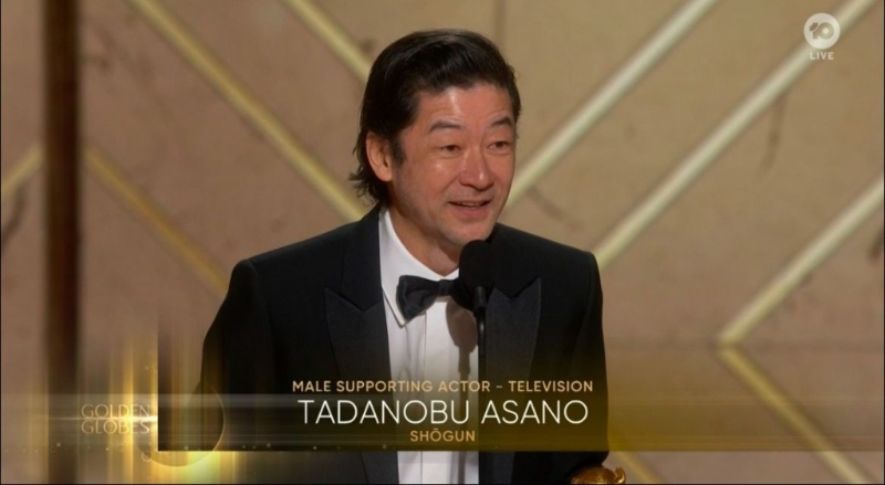 浅野忠信爆冷赢得剧情剧集男配角，他表示获得最好的礼物。