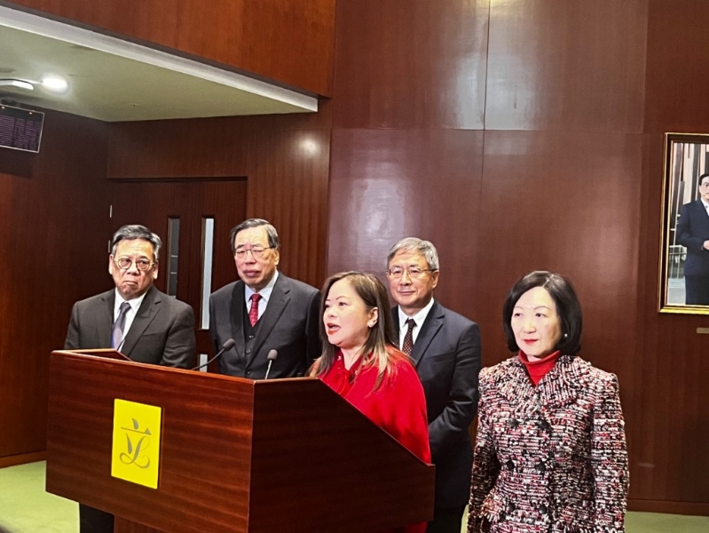 罗淑佩首次以局长身份出席前厅交流会。 李健威摄 罗淑佩首次以局长身份出席前厅交流会。 李健威摄