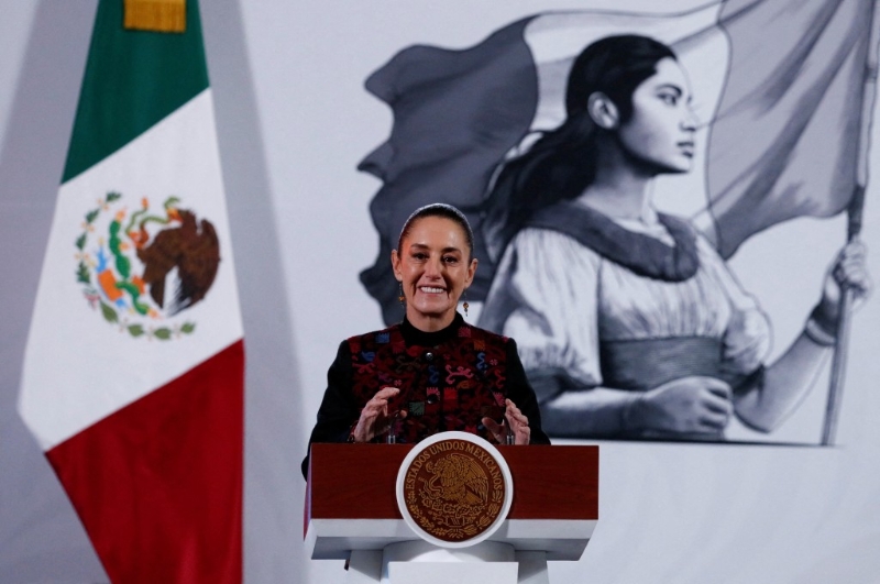 辛鲍姆强调墨西哥湾的名字早已获联合国承认。路透社 辛鲍姆强调墨西哥湾的名字早已获联合国承认。路透社