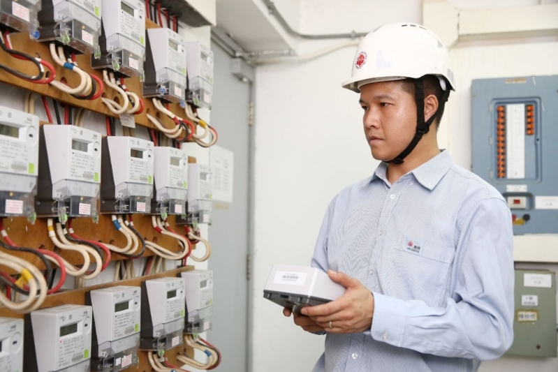 港灯为客户免费更换智能电表。 港灯为客户免费更换智能电表。