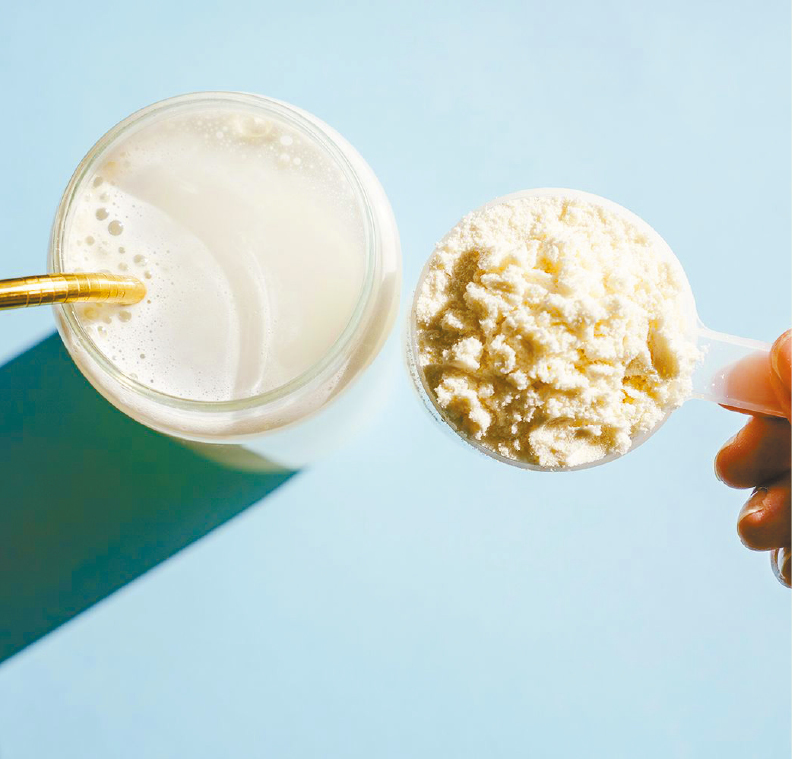 蛋白粉。 蛋白粉。