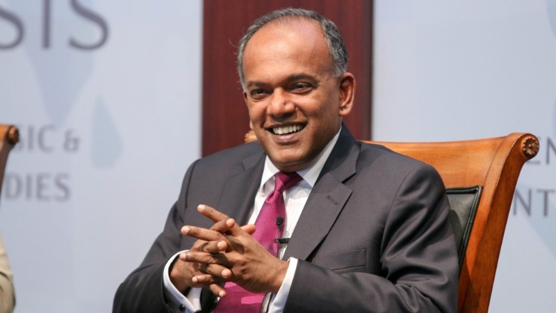 报道指，新加坡内政部长尚穆根(Shanmugam)曾将豪宅售予瑞银信(UBS Trustees)