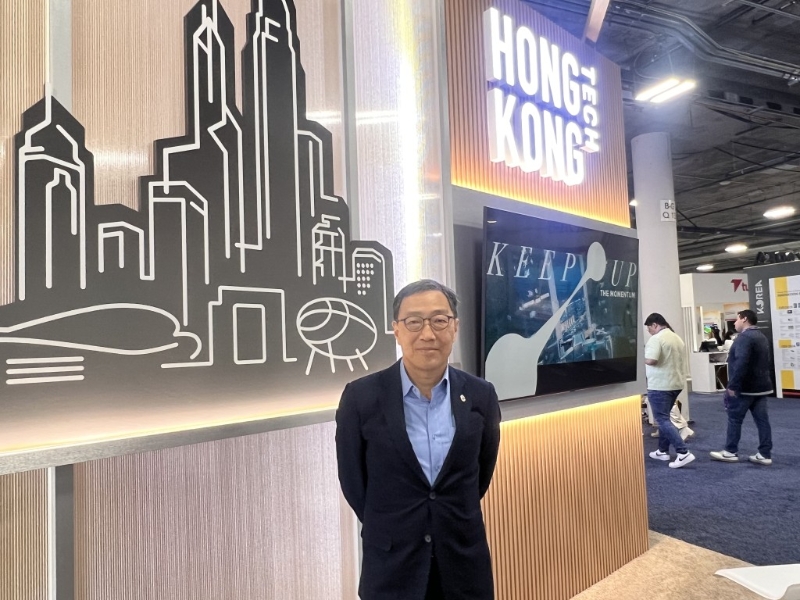 香港科技园行政总裁黄克强。 香港科技园行政总裁黄克强。