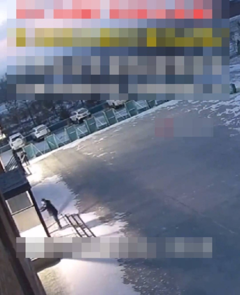 男子最终成功打卡。