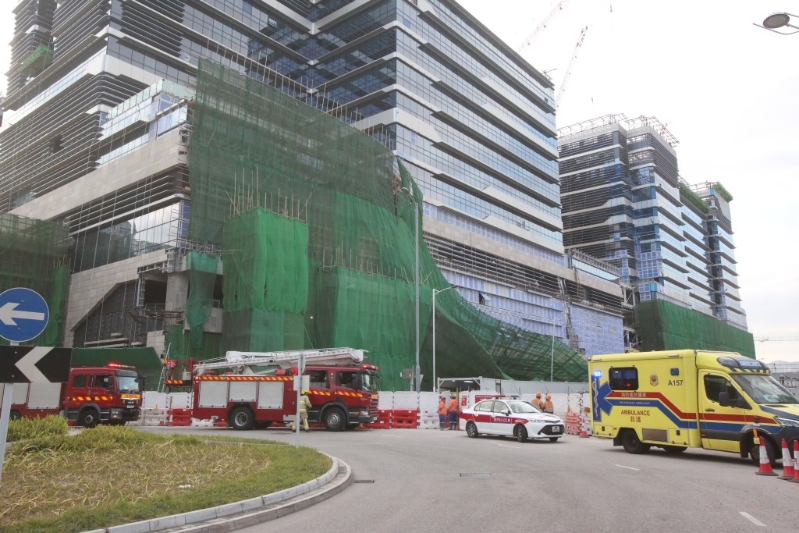 现场为启德承昌道一医院地盘。