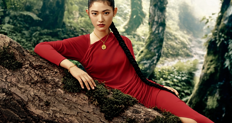 影片女主角正佩戴了周大福韩美林‧传承系 列“蛇序呈祥”吊坠及“金蛇献富”手镯。 影片女主角正佩戴了周大福韩美林‧传承系 列“蛇序呈祥”吊坠及“金蛇献富”手镯。