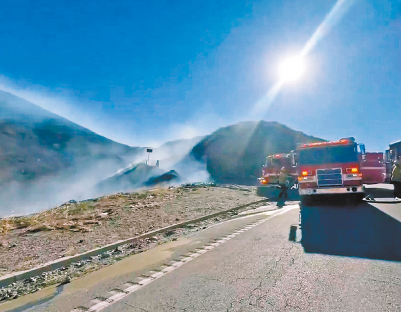 加州山火。 加州山火。