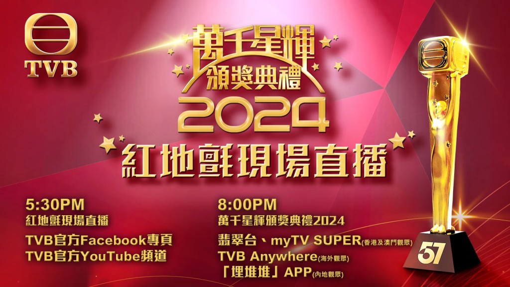 现场直击万千星辉颁奖典礼2024红地毡盛况! 现场直击万千星辉颁奖典礼2024红地毡盛况!