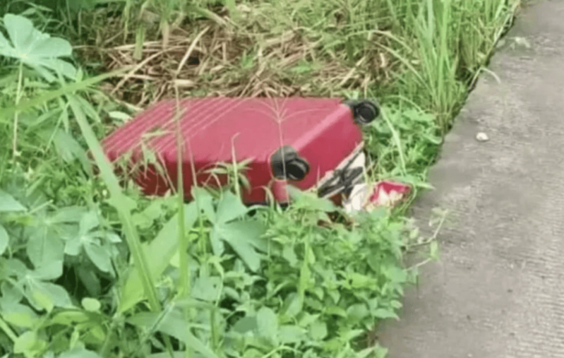 印尼发生行李箱藏尸案。 X图片