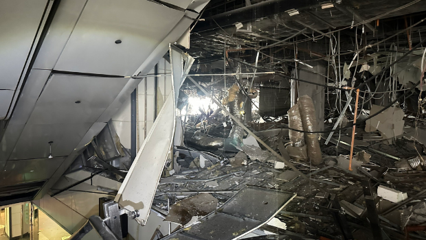 台中新光三越发生气爆，内部状况曝光。