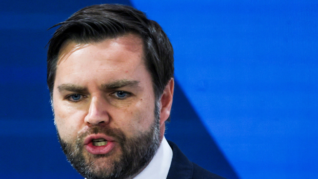 2025年2月14日，美国副总统万斯（JD Vance）在在德国慕尼黑举行的慕尼黑安全会议（MSC）发表演讲。