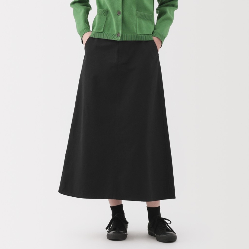 女装有机棉斜纹布 A 字裙 原价：HK$358 新价格：HK$288 （↓~19%）