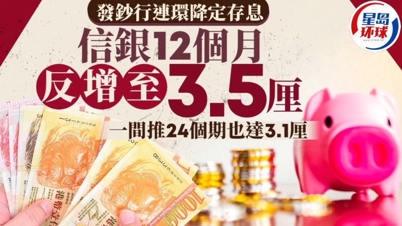 发钞行连环降定存息